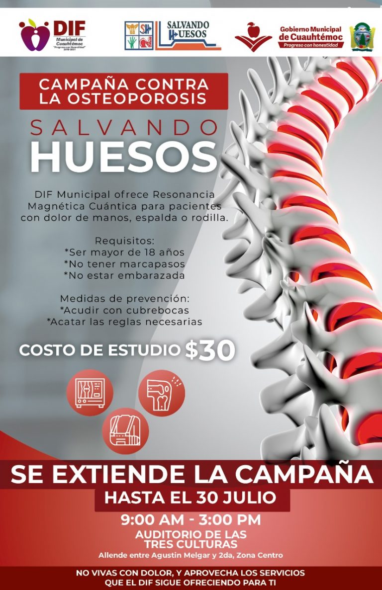 Extiende DIF municipal campaña “salvando huesos” hasta el 30 de julio