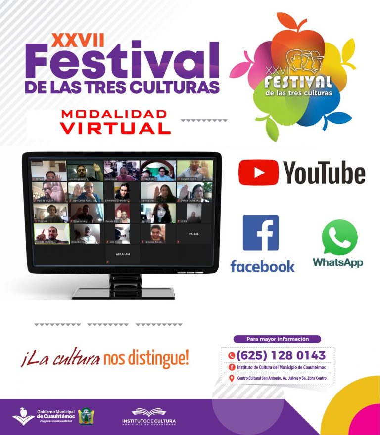 Virtual el XXVII festival de las 3 culturas