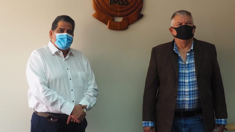 Se reúnen Alcalde de Cuauhtémoc y el Delegado del IMSS en Chihuahua