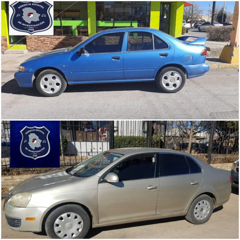 Asegura AEI dos vehículos con reporte de robo