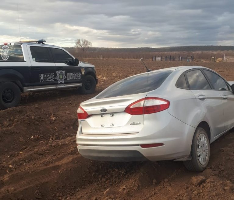 Aseguran vehículo con reporte de robo