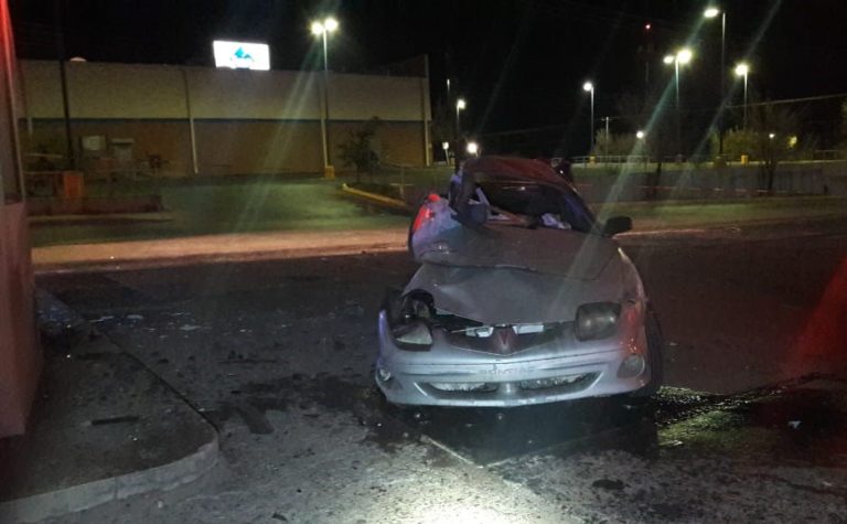 Muere hombre en choca contra objeto fijo