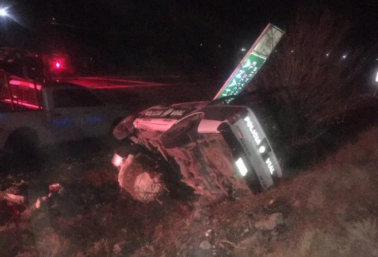 Muere Policía de Anáhuac en accidente