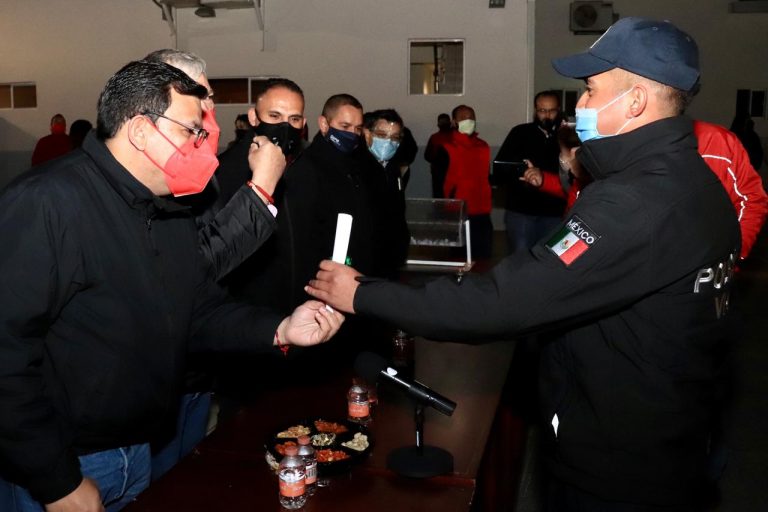 FESTEJA MUNICIPIO DE CUAUHTÉMOC A SUS AGENTES VIALES EN SU DÍA