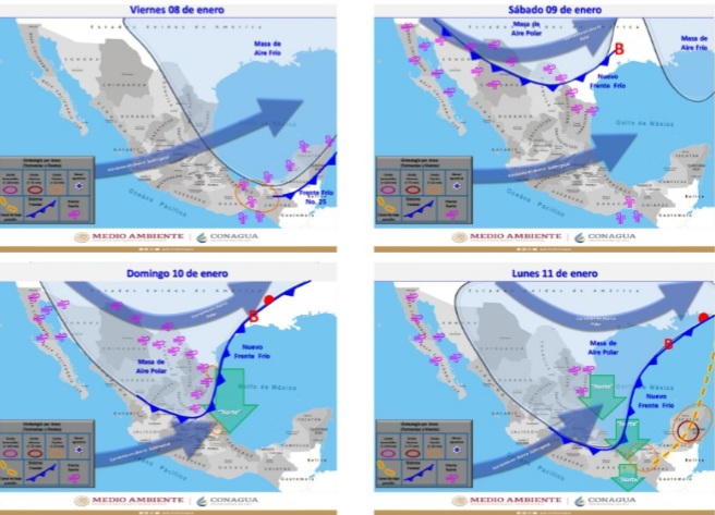 Temperaturas Bajo Cero para gran parte del estado a partir de este fin de semana