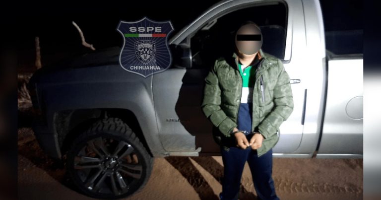 Captura SSPE a presunto líder de grupo criminal en zona occidente
