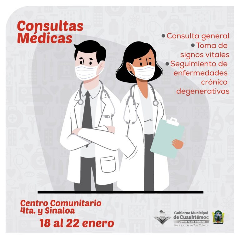 REACTIVA GOBIERNO MUNICIPAL DE CUAUHTÉMOC ATENCIÓN MÉDICA EN CENTROS COMUNITARIOS