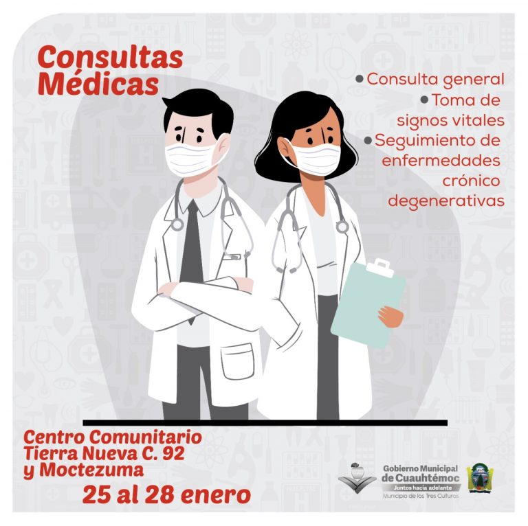 Gobierno Municipal de Cuauhtémoc lleva atención médica a colonia Tierra Nueva