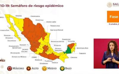 Chihuahua regresa a semáforo naranja