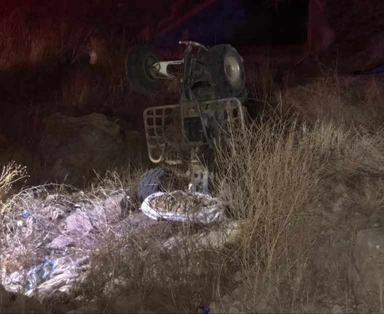 Muere hombre en accidente de cuatrimoto en La Junta