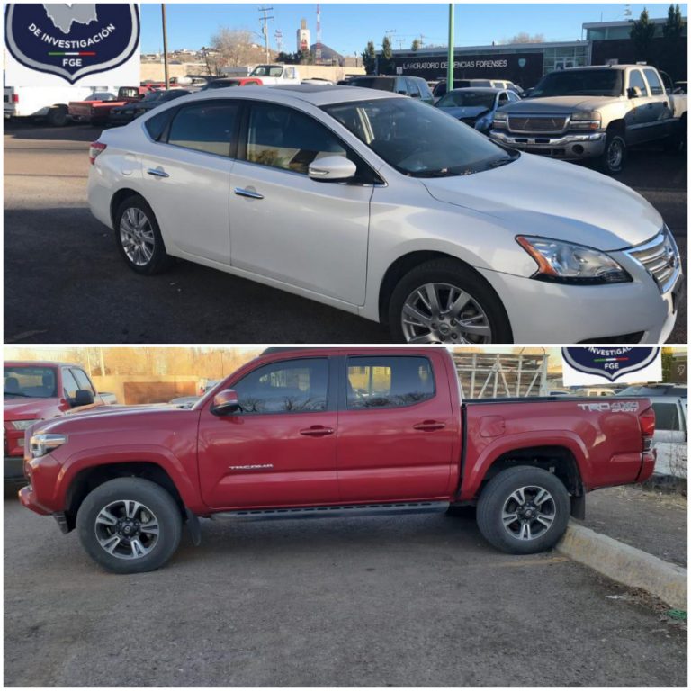 Asegura AEI pick up y auto con reportes de robo