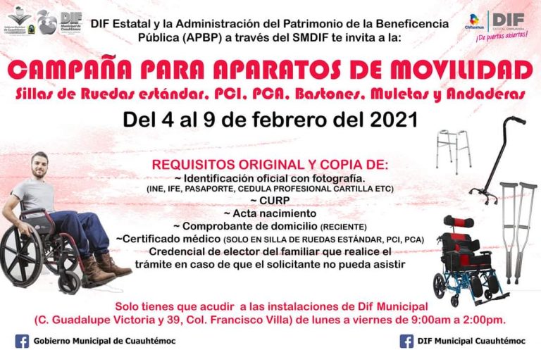 Beneficiará DIF a 47 Cuauhtemenses con aparatos de movilidad