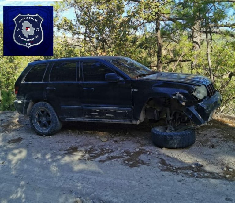 Asegura AEI vehículo con 6 costales de mariguana