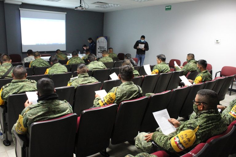 Extiende FGE capacitación de protocolos de detención a Sedena y GN