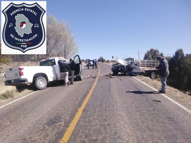 Persona sin vida y un lesionado en accidente vehicular