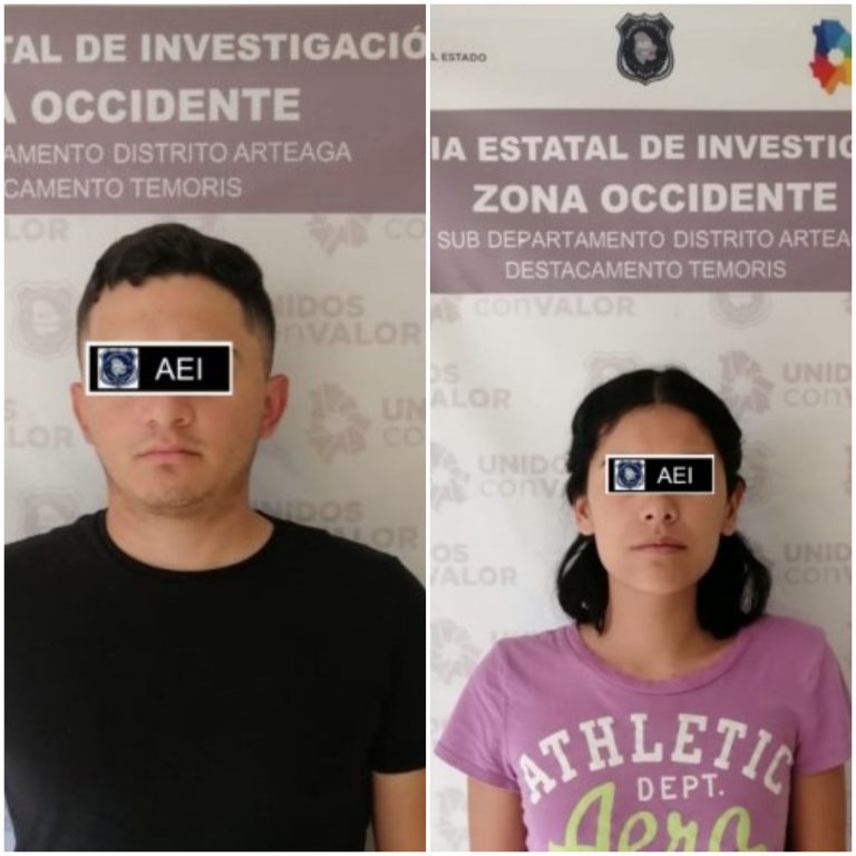 Detiene AEI a una pareja por privación de la libertad en Temoris