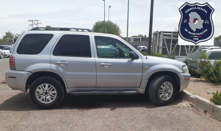 Asegura AEI vehículo con reporte de robo