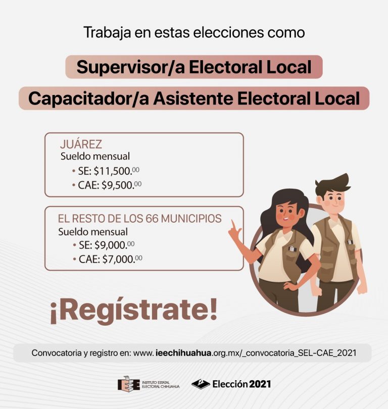 Abren Segunda Convocatoria para Supervisores/as y Capacitadores/as-Asistentes Electorales