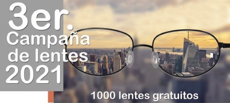 Recibirán lentes beneficiarios de campaña mediante calendarización