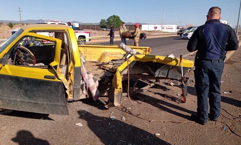 Choque deja un muerto y dos lesionados