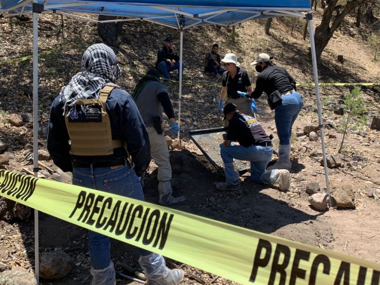 Comisión de Búsqueda y Fiscalía Occidente aseguran fragmentos óseos calcinados