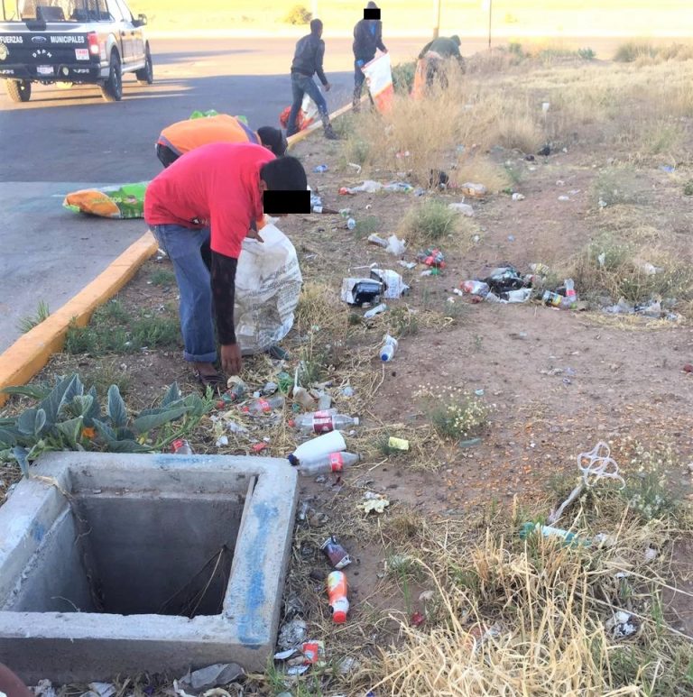 Recolectan retenidos el fin de semana una tonelada de basura en Rubio