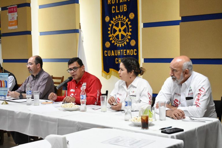 PANCHITO SÁENZ ANTE CLUB ROTARIO: OPTIMIZAR PRESUPUESTO CON REDUCCIÓN DE COSTO OPERATIVO