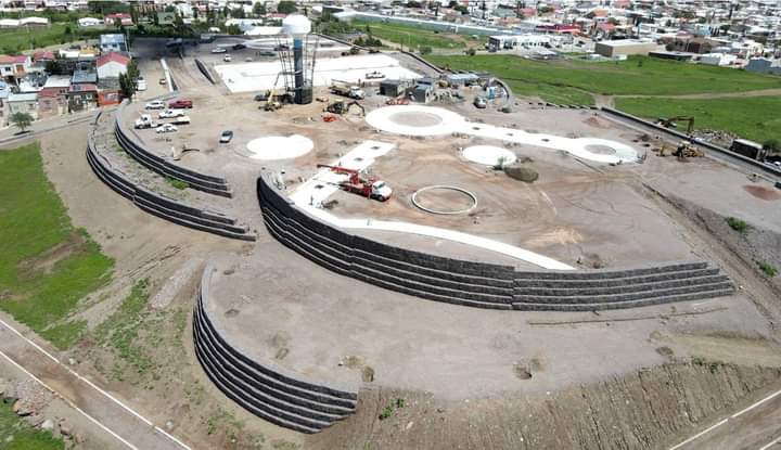 OBRA DEL PARQUE MIRADOR CERRO DE RUELAS, AL 90% DE AVANCE