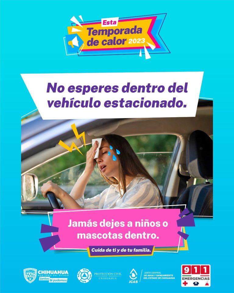 Emite Protección Civil Estatal recomendaciones por altas temperaturas en el estado