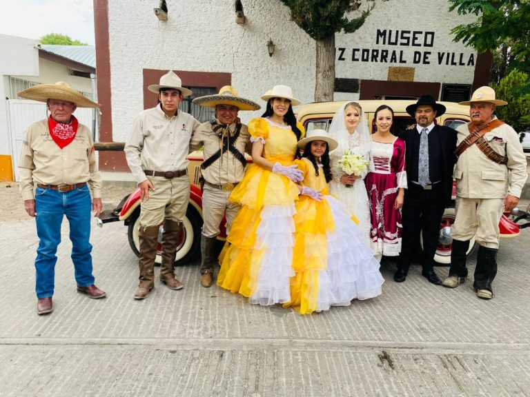 Invitan a la escenificación de la Boda de Luz Corral y Pancho Villa en San Andrés, Riva Palacio