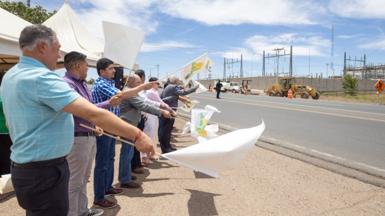 Arranca construcción de camellón y colocación de alumbrado, en el Gómez Morín, en Cuauhtémoc