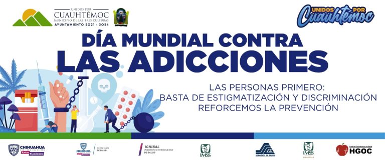 Realizarán campaña de prevención de adicciones, en el Polideportivo II, en Cuauhtémoc