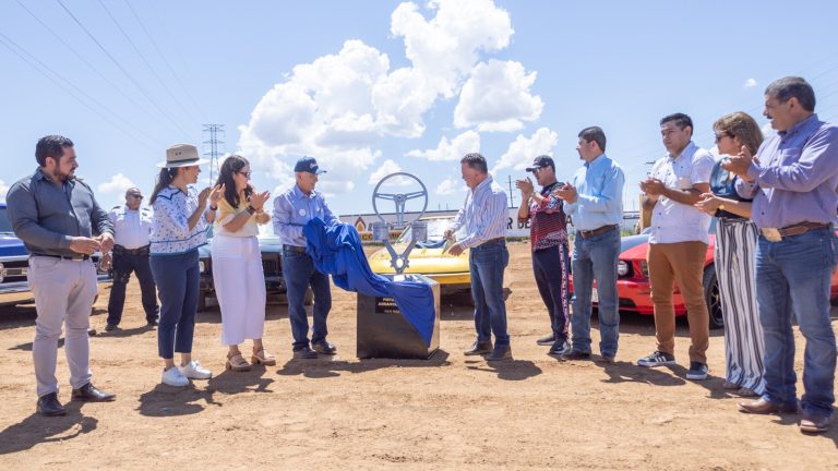 Dan banderazo a la construcción de pista de arrancones y plaza chopper, en Cuauhtémoc