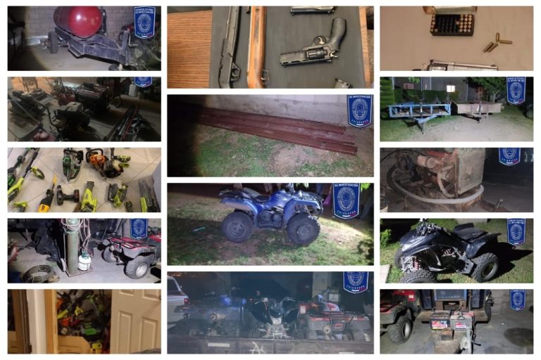 Aseguran en Buenaventura artículos diversos robados a la comunidad LeBarón y otros afectados