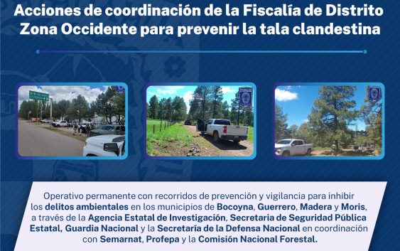 La FGE asegura que operativos en la sierra inhiben delitos contra el medio ambiente