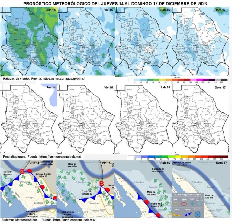 Prevé CEPC descenso en las temperaturas durante las próximas horas en diversas zonas del estado