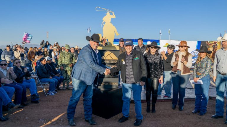 Arranca la construcción de la Arena Municipal de Rodeo, en Cuauhtémoc