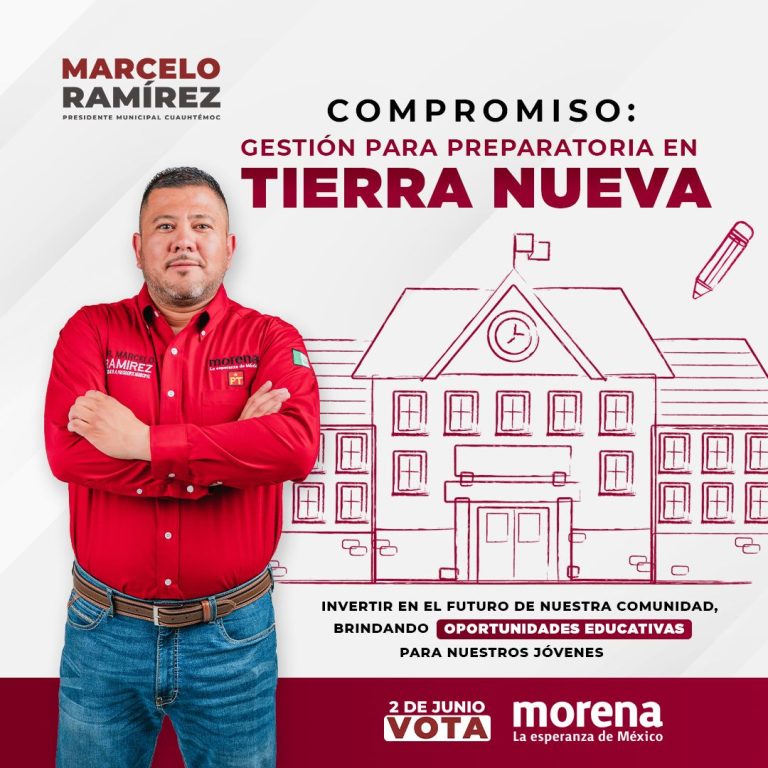 Marcelo Ramírez gestionará instalación de preparatoria en Tierra Nueva