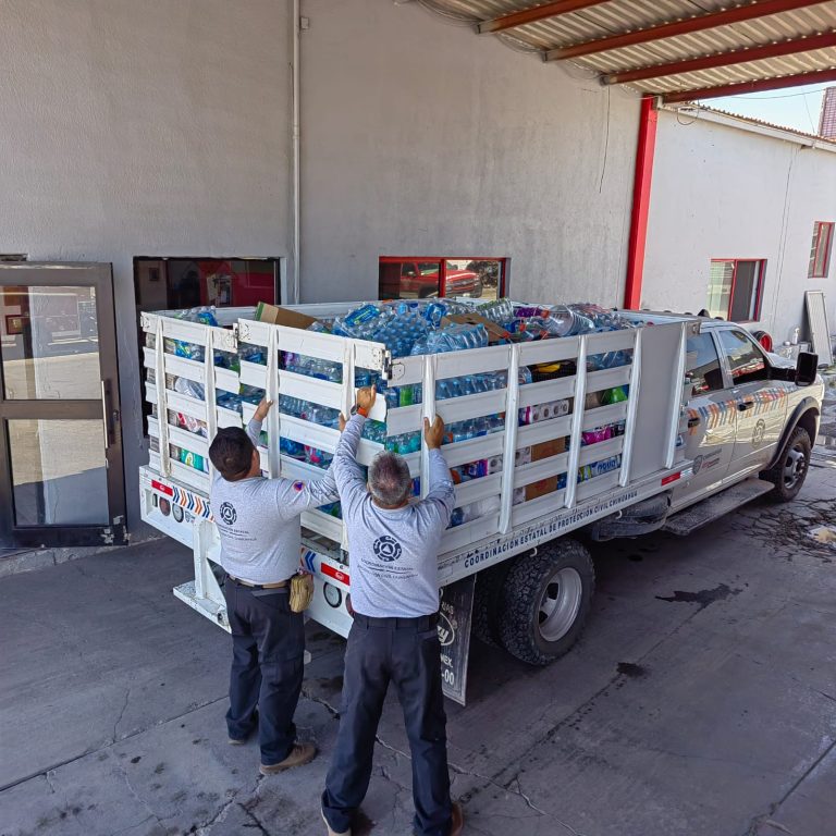 Envían cuarto viaje con ayuda a brigadistas en Guerrero y Temóschic