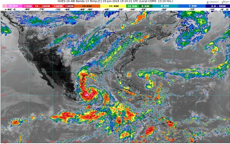 Pronostican altas temperaturas, lluvias y vientos fuertes en el estado