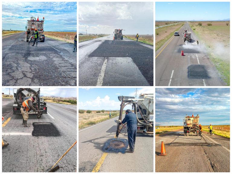 Repara Estado más de 1,500 baches en la Vía Corta a Parral