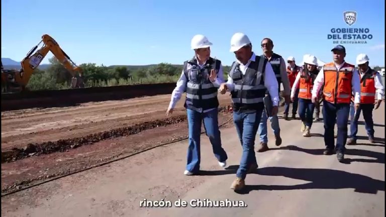 Supervisa gobernadora Maru Campos reconstrucción de carretera La Quemada – Lázaro Cárdenas