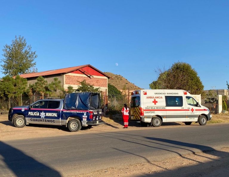 Asesinan a un hombre al interior de un yonke en Cuauhtémoc