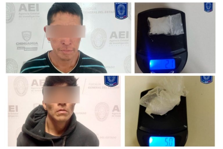 Detiene Fiscalía a dos masculinos en acciones del combate al narcomenudeo