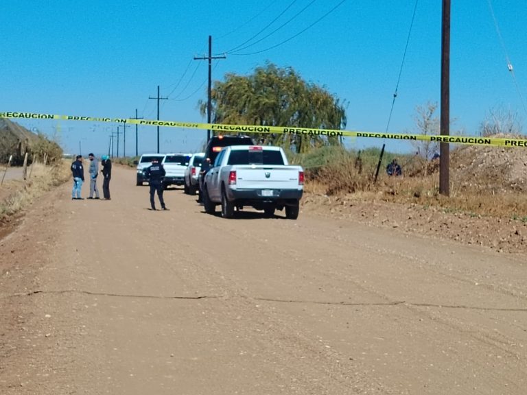 Localizan a un ejecutado en el campo menonita 34 de Cuauhtémoc
