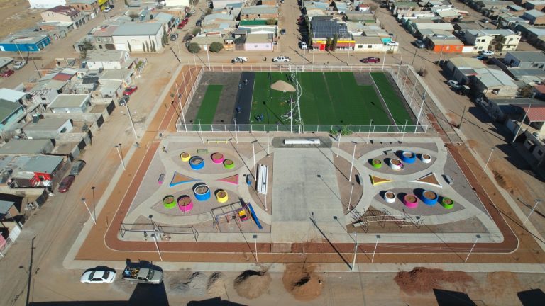 Presenta 90% de avance la construcción del Parque Masara