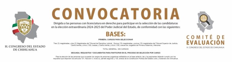 Se registran un total 906 aspirante a un cargo del Poder Judicial del Estado