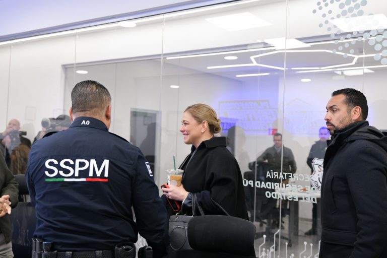 Maru Campos y Mesa de Seguridad analizan tema de migración en Ciudad Juárez