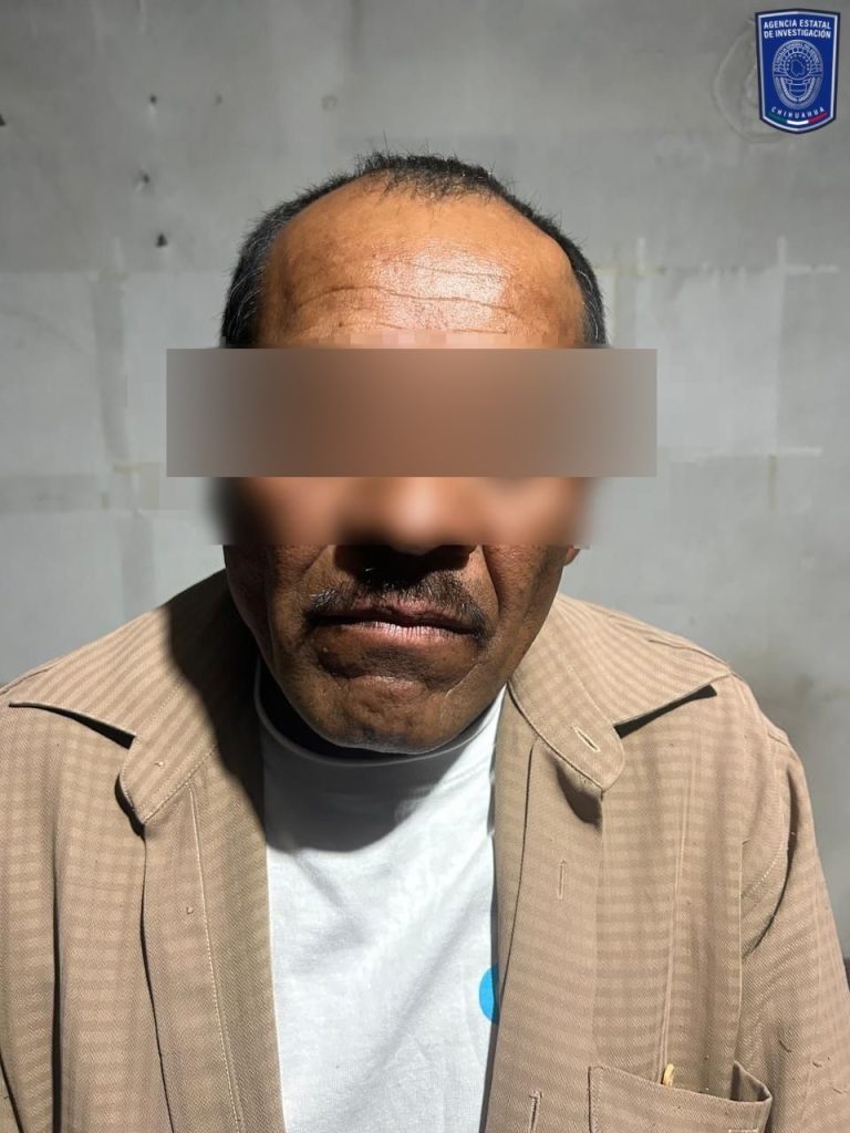 Detiene AEI en el término de la flagrancia a presunto agresor sexual de menor de edad en Urique