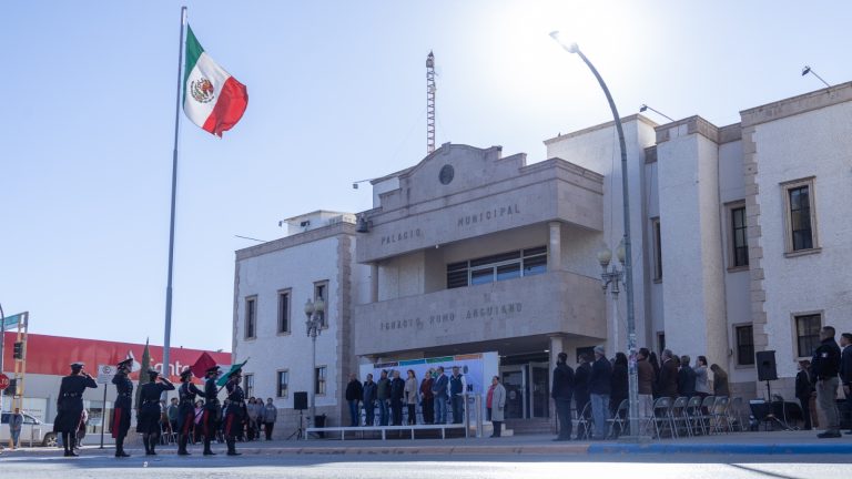 Conmemoran el 87° aniversario de la Expropiación Petrolera, en Cuauhtémoc